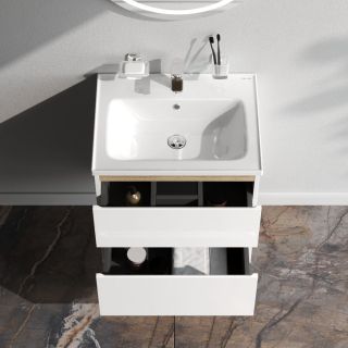 Тумба под раковину AM.PM X-Joy M85A-FHX0602WG-WCC0602WG белый 60 см